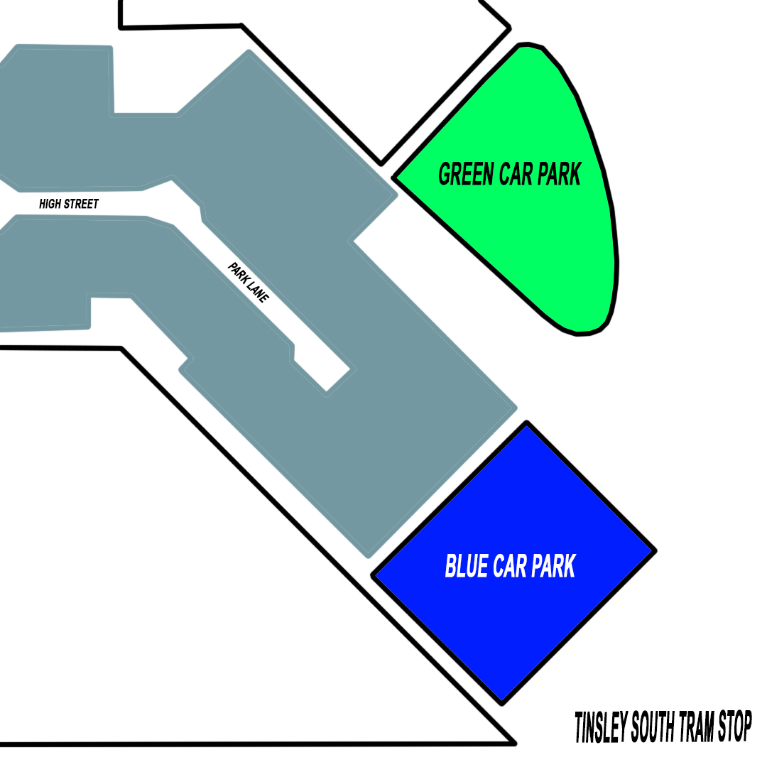 Utilita Arena Sheffield   Meadowhall Car Park Map 